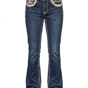 pantalones dama answer western blue